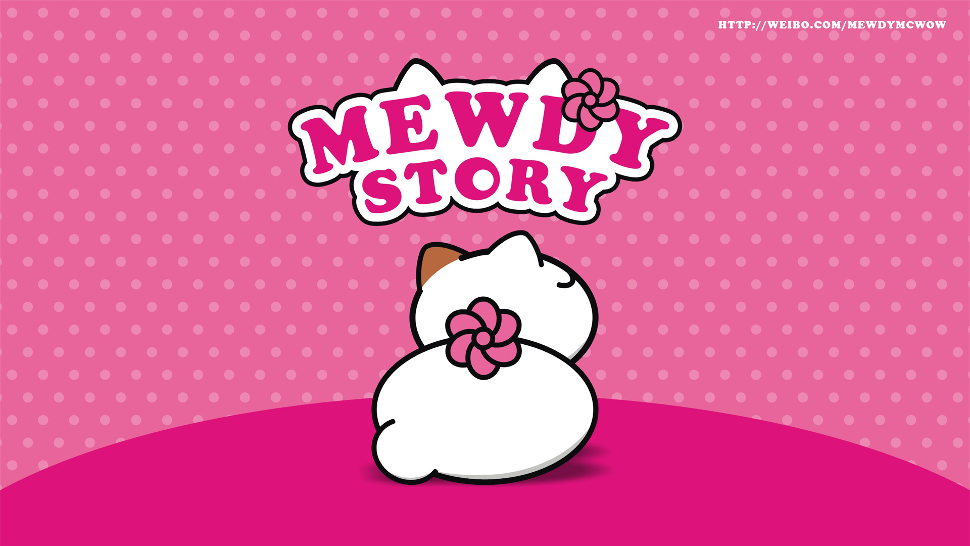 个性网-壁纸-《mewdystory喵娣的故事》粉可爱萌.