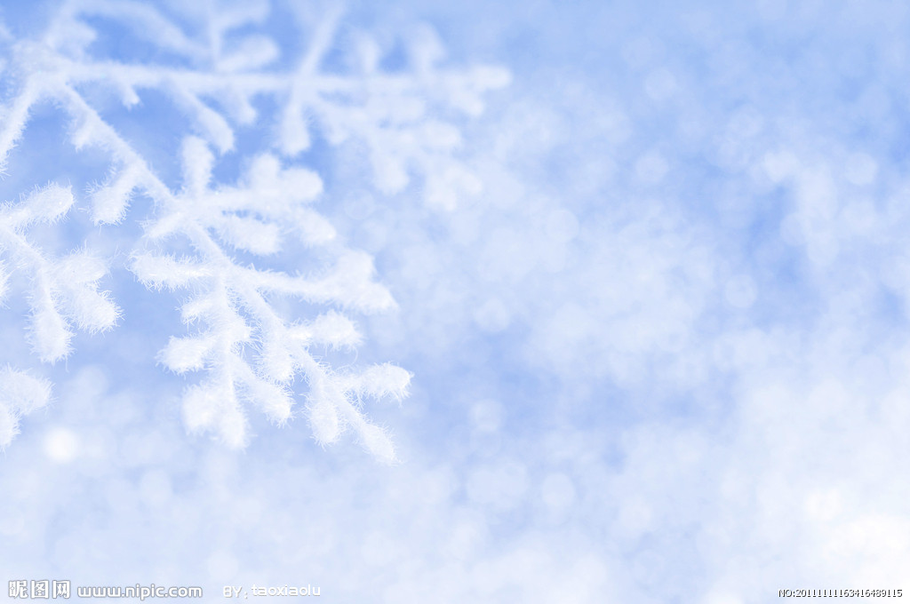 个性网-美图-雪花_情感意境_风景